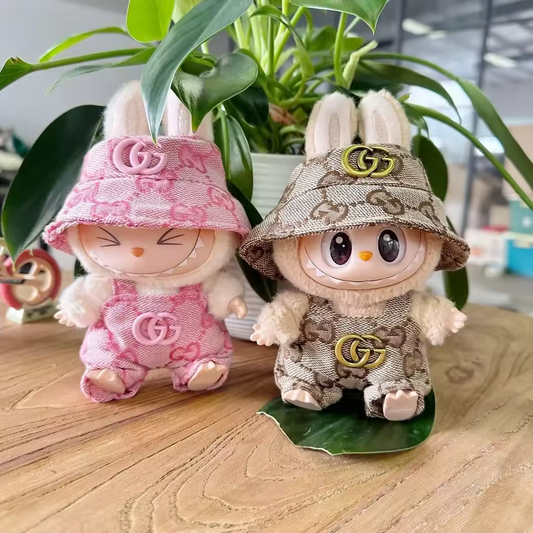 Gucci-Inspired Labubu Outfit Set